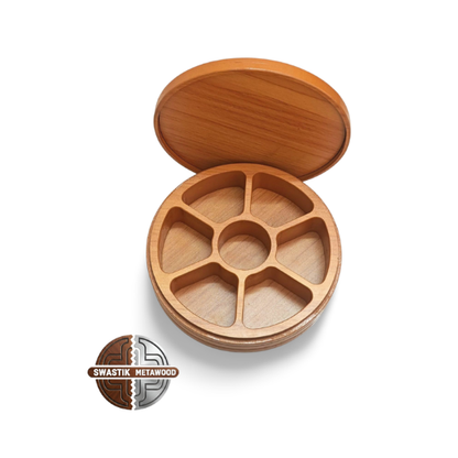 Wooden Spice Box