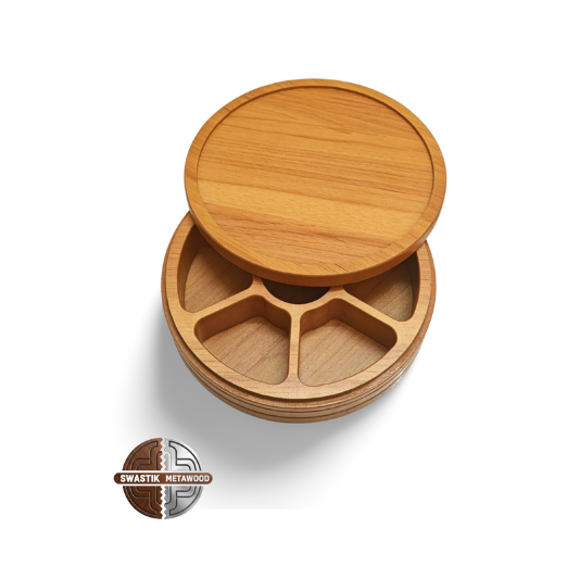 Wooden Spice Box