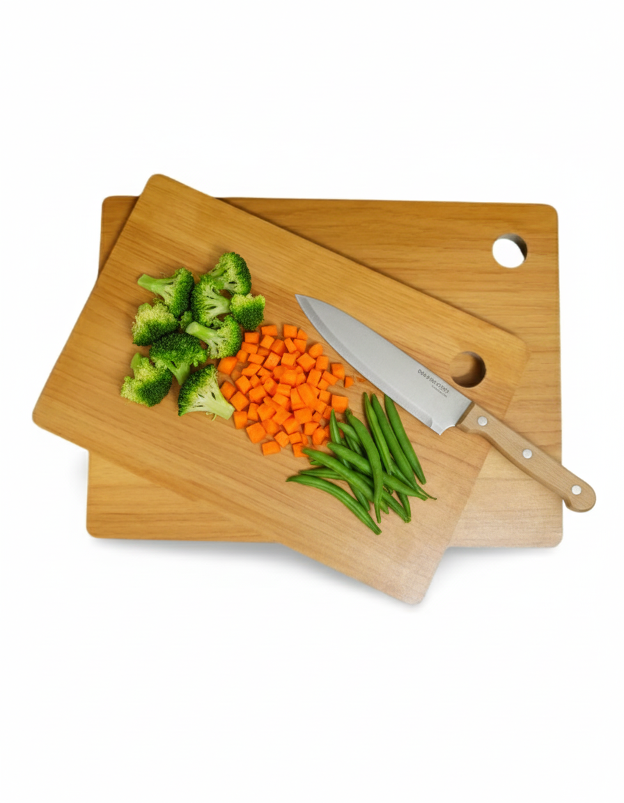 Combo Products : Wooden Kitchen Spice Box / Wooden Papad Maker Machine / Wooden Chopping Board